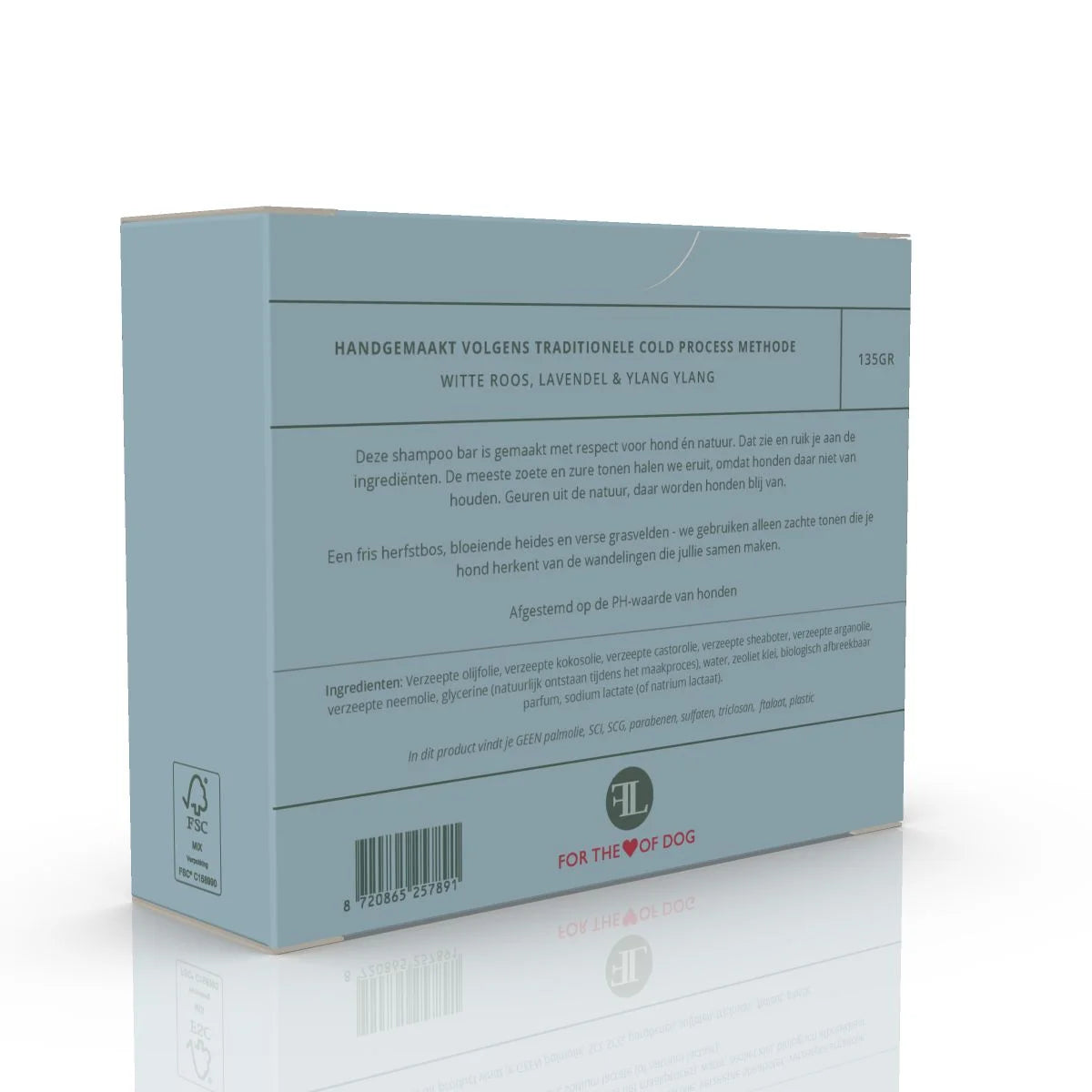 Shampoo Bar met Witte roos, Lavendel, Ylang Ylang