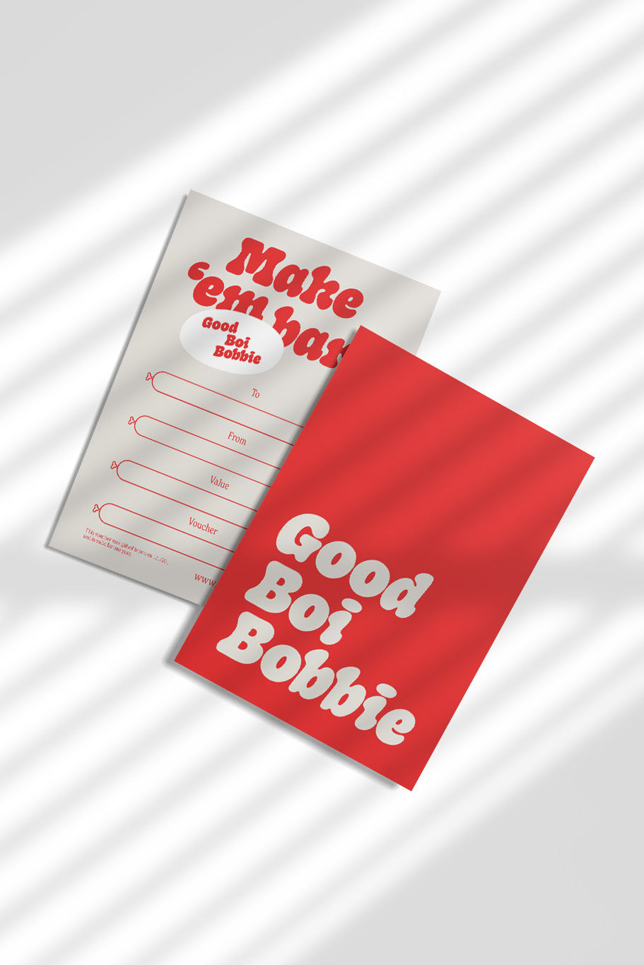 Paper gift card