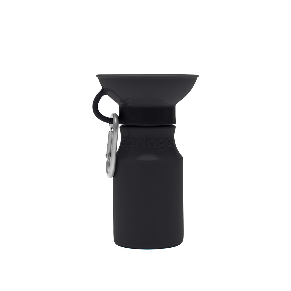 Mini travel bottle in black