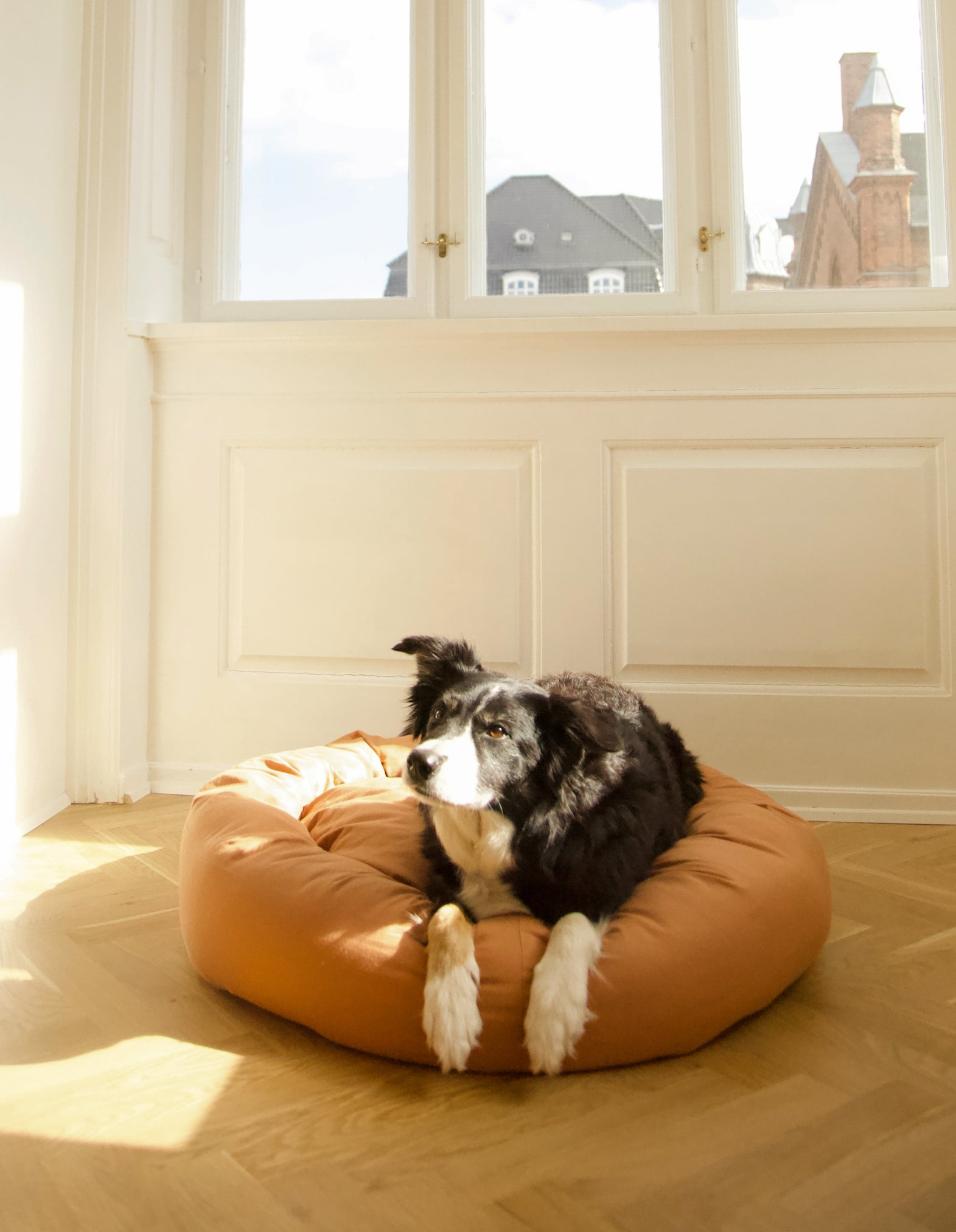 Donut bed in light brown