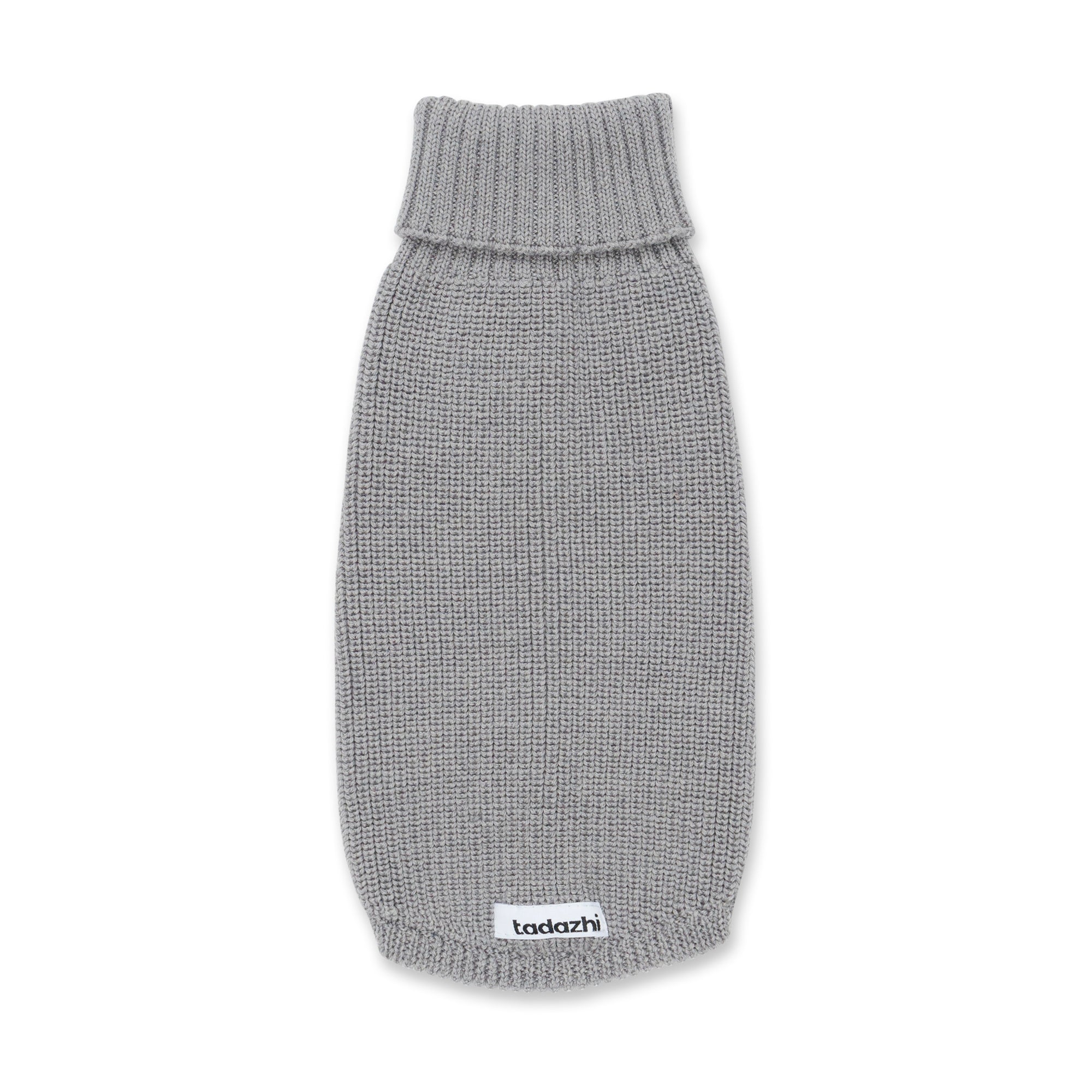 Unisex Wool dog sweater in grey