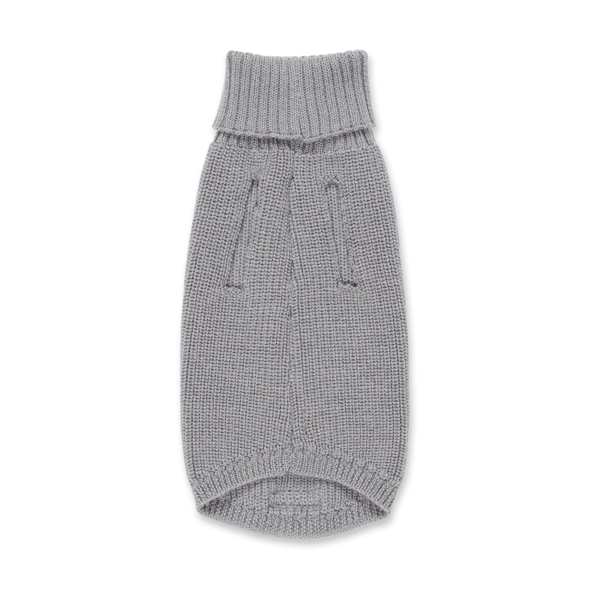 Unisex Wool dog sweater in grey