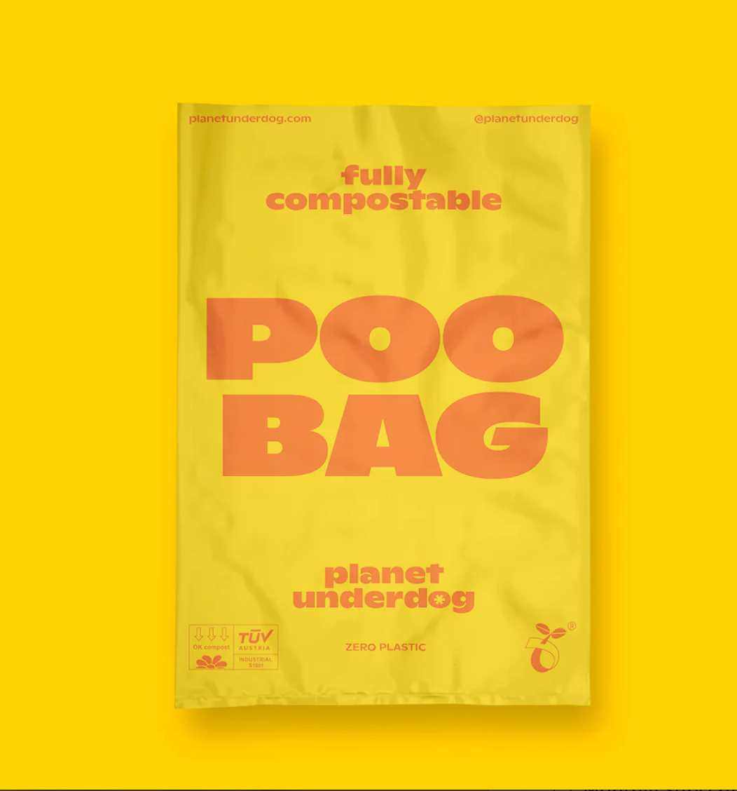 Fully compostable poop bags
